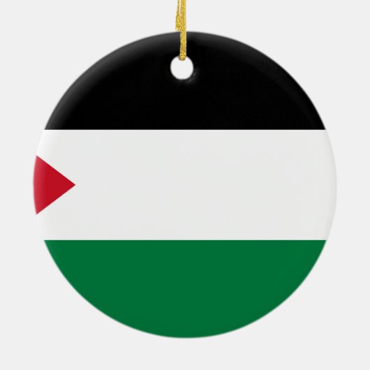 Palestijnse vlag keramisch ornament (Achterkant)
