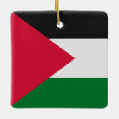 Palestijnse vlag keramisch ornament (Voorkant)