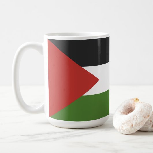 Palestijnse vlag koffiemok (Met donut)