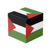 Palestijnse vlag kubus (Achter hoekig)