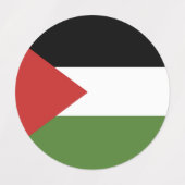 Palestijnse vlag labels (Design 2)