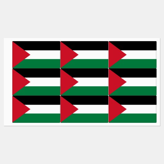 Palestijnse vlag labels (Vel)