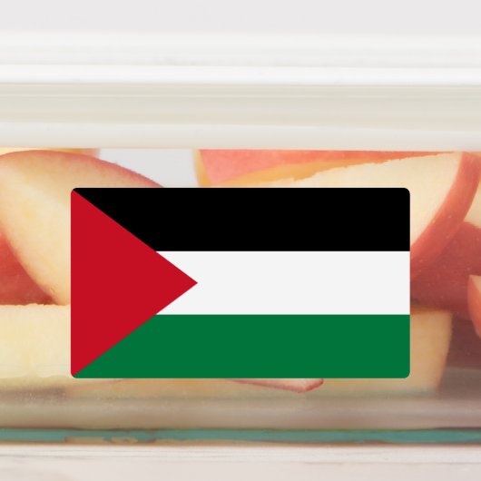 Palestijnse vlag labels (Aangebracht)