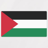 Palestijnse vlag labels (Design 2)