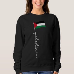 Palestijnse vlag met Palestijnse naam voor Palesti Trui