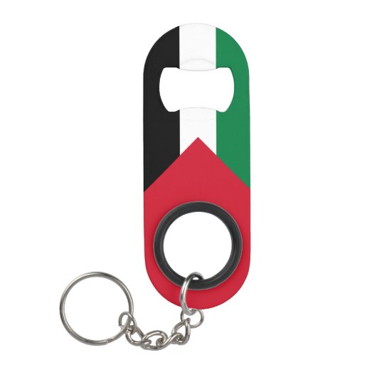 Palestijnse vlag mini flessenopener (Voorkant)