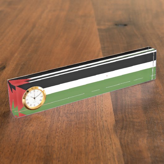 Palestijnse vlag naambordje (Zijkant)