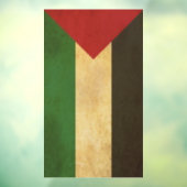 Palestijnse vlag  ontwerp raamsticker (Vel 3)