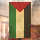 Palestijnse vlag  ontwerp raamsticker (Vel 2)