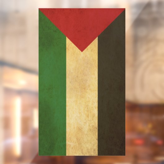 Palestijnse vlag  ontwerp raamsticker (Vel 2)