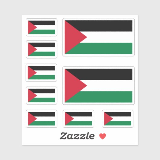 Palestijnse vlag #pack2 | (ستيكر ات ع ل م ف ل س ط  sticker (Vel)