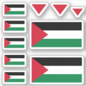 Palestijnse vlag #pack3 (ستيك رات ع ل م ف ل س ط ي  sticker (Voorkant)