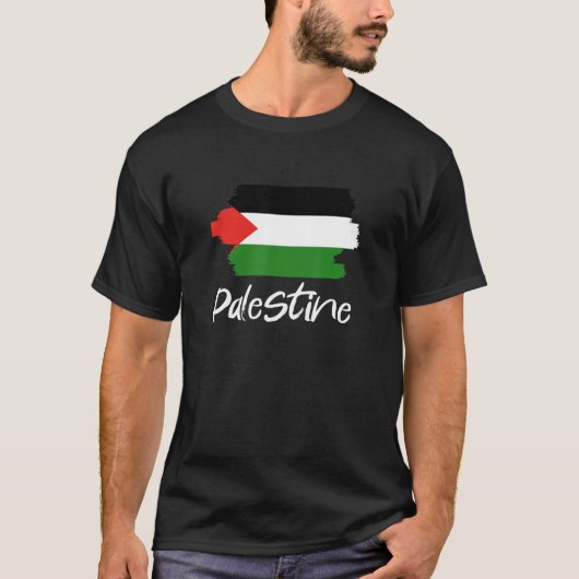 Palestijnse vlag Palestina 1 T-shirt (Voorkant)