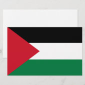 Palestijnse vlag (Palestina) Briefpapier (Voorkant / Achterkant)
