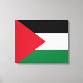 Palestijnse vlag (Palestina) Canvas Afdruk