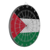 Palestijnse vlag (Palestina) Dartbord (Voorkant Links)