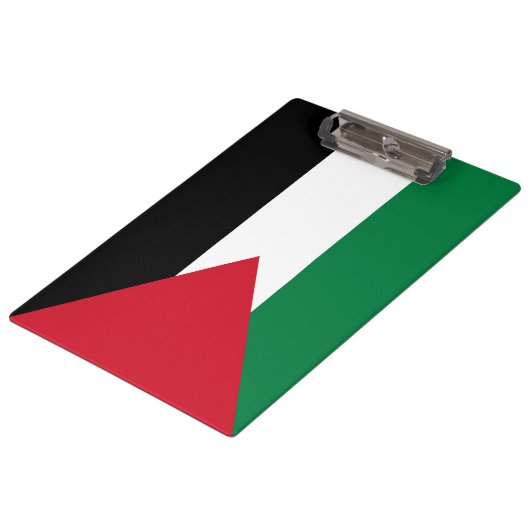 Palestijnse vlag (Palestina) Klembord (Gekanteld)