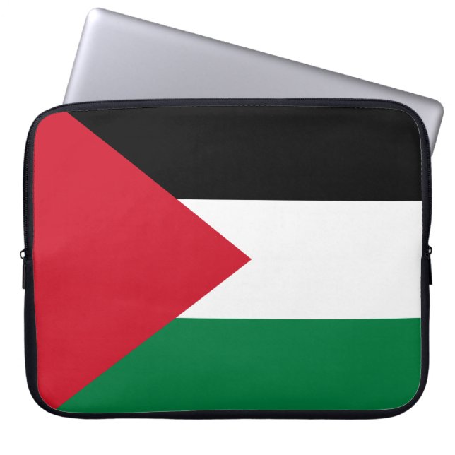 Palestijnse vlag (Palestina) Laptop Sleeve (Voorkant)