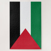 Palestijnse vlag (Palestina) Legpuzzel (Verticaal)