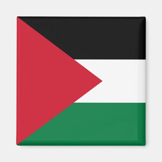 Palestijnse vlag (Palestina) Magneet (Voorkant)