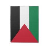 Palestijnse vlag (Palestina) Notitieblok (Linkerzijde)