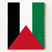 Palestijnse vlag (Palestina) Notitieboek (Achterkant)