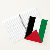 Palestijnse vlag (Palestina) Notitieboek (Binnen)