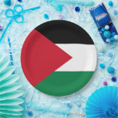 Palestijnse vlag (Palestina) Papieren Bordje (Feest)