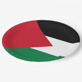 Palestijnse vlag (Palestina) Papieren Bordje (Gekanteld)