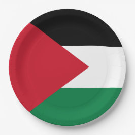 Palestijnse vlag (Palestina) Papieren Bordje