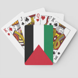 Palestijnse vlag (Palestina) Pokerkaarten