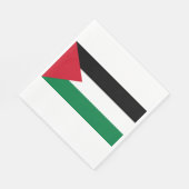 Palestijnse vlag (Palestina) Servet (Hoek)