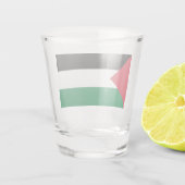 Palestijnse vlag (Palestina) Shot Glas (Achterkant)
