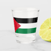 Palestijnse vlag (Palestina) Shot Glas (Voorkant)