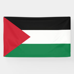 Palestijnse vlag (Palestina) Spandoek