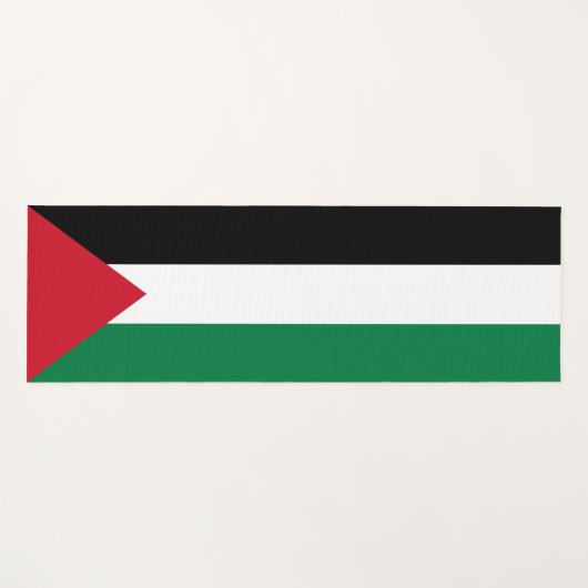 Palestijnse vlag (Palestina) Yogamat (Voorkant (horizontaal))