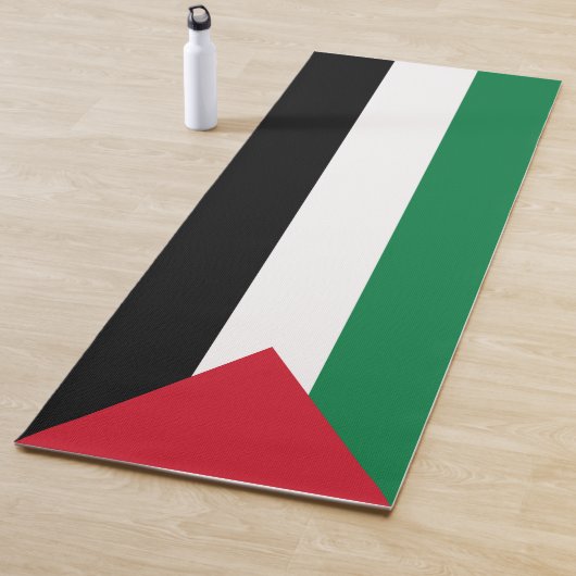 Palestijnse vlag (Palestina) Yogamat (In situ)