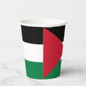Palestijnse vlag papieren bekers (Rechts)