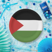 Palestijnse vlag papieren bordje (Feest)