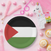 Palestijnse vlag papieren bordje (Feest)