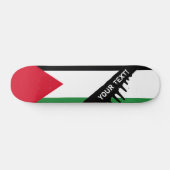 Palestijnse vlag persoonlijk skateboard (Horizontaal)