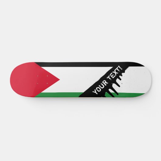 Palestijnse vlag persoonlijk skateboard (Horizontaal)