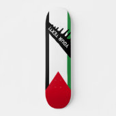 Palestijnse vlag persoonlijk skateboard (Voorkant)
