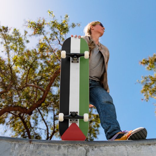 Palestijnse vlag persoonlijk skateboard (Buiten 1)