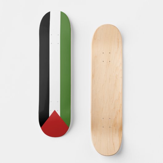 Palestijnse vlag persoonlijk skateboard (Voorkant)