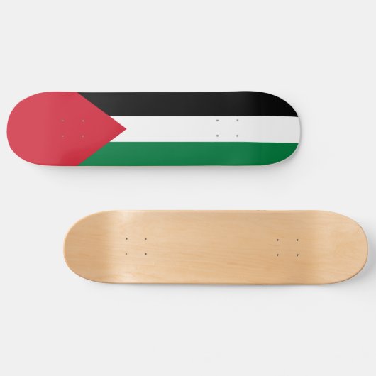 Palestijnse vlag persoonlijk skateboard (Horizontaal)