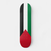 Palestijnse vlag persoonlijk skateboard (Voorkant)