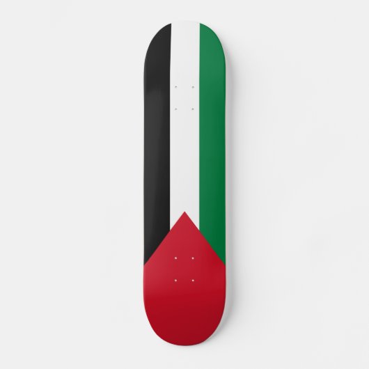 Palestijnse vlag persoonlijk skateboard (Voorkant)