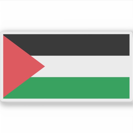 Palestijnse vlag - PNA (1994-cadeau) Sticker (Voorkant)