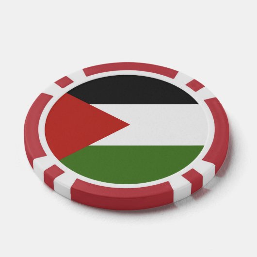 Palestijnse vlag poker chips (Enkel)